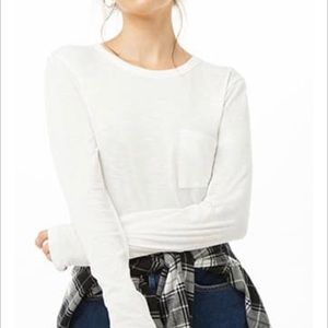 Forever21 Long Sleeve Pocket Top
